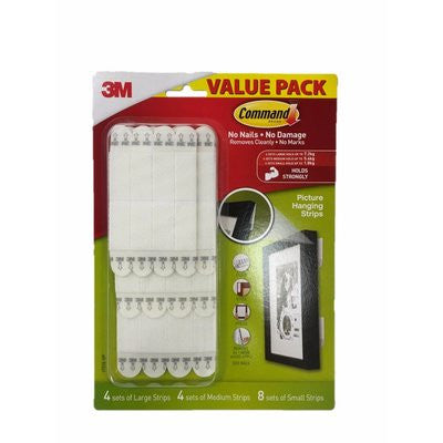 3M COSTCO PICTURE HANGING STRIP 17036BGVP VALUE PACK