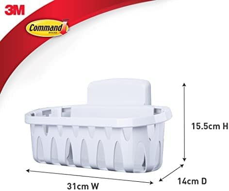 3M COMMAND 17624D BATHROOM CADDY 6P/C
