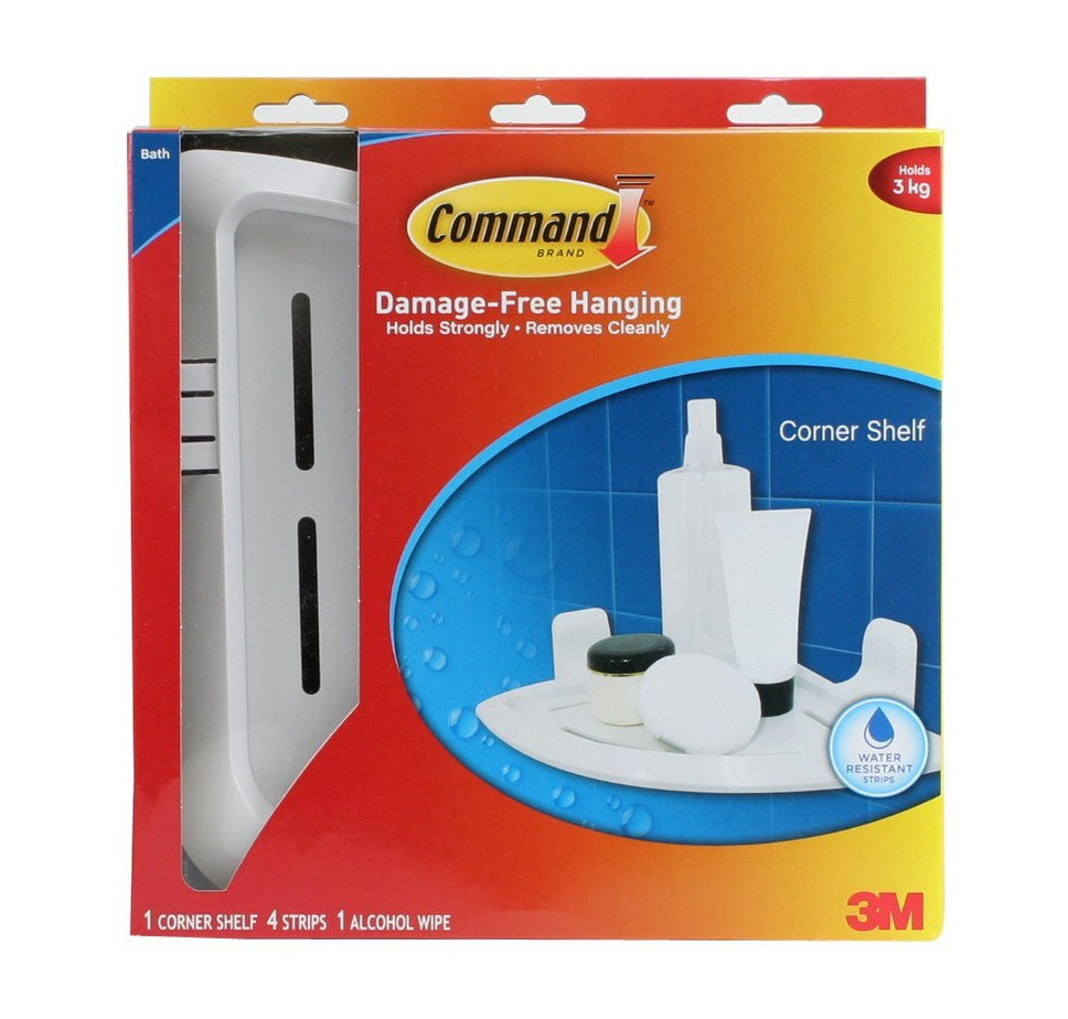 3M COMMAND 17627B CORNER SHELF