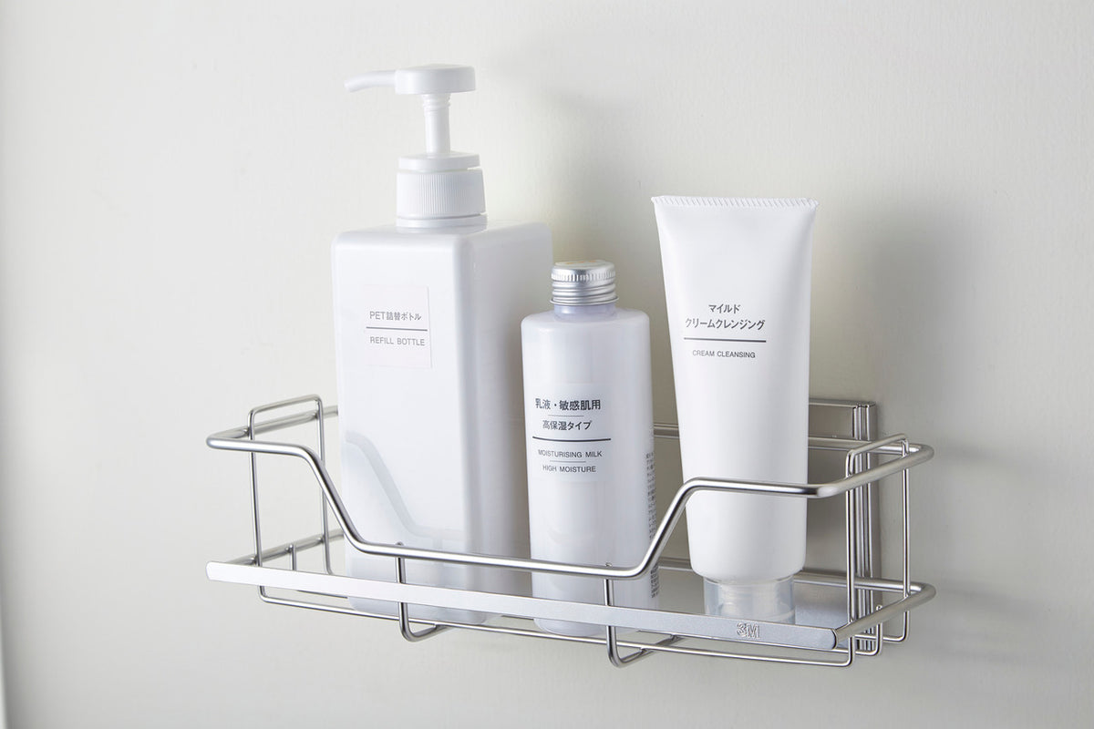 3M COMMAND STAINLESS STEEL SHOWER CADDY 17674B