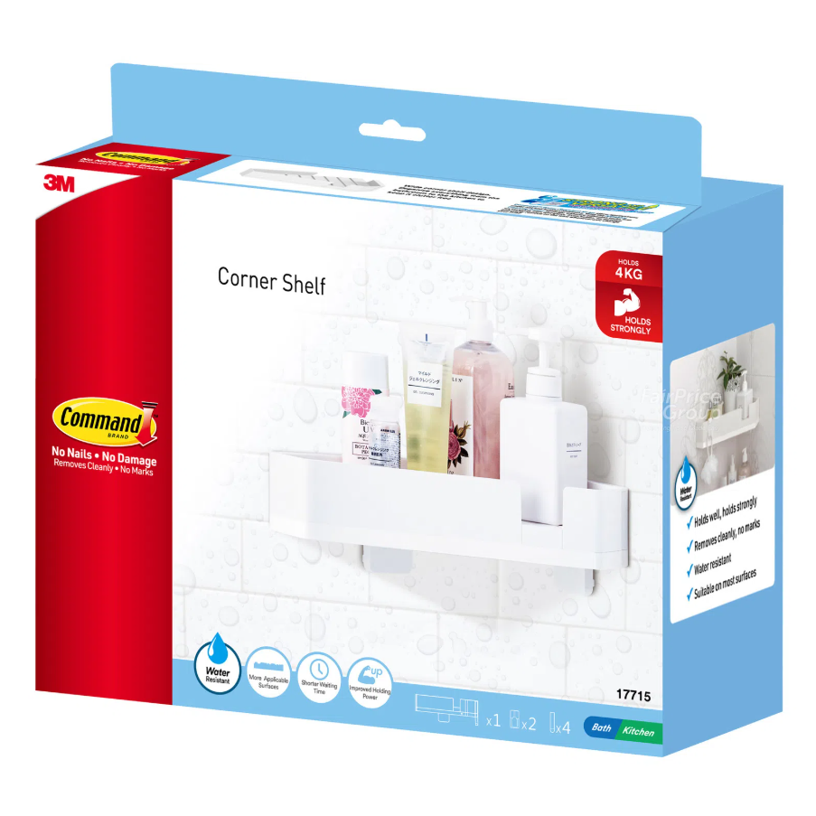 3M COMMAND 17715 CORNER SHELF