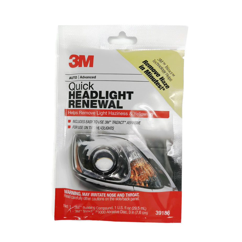 3M QUICK HEADLIGHT RENEWAL PLUS 39186