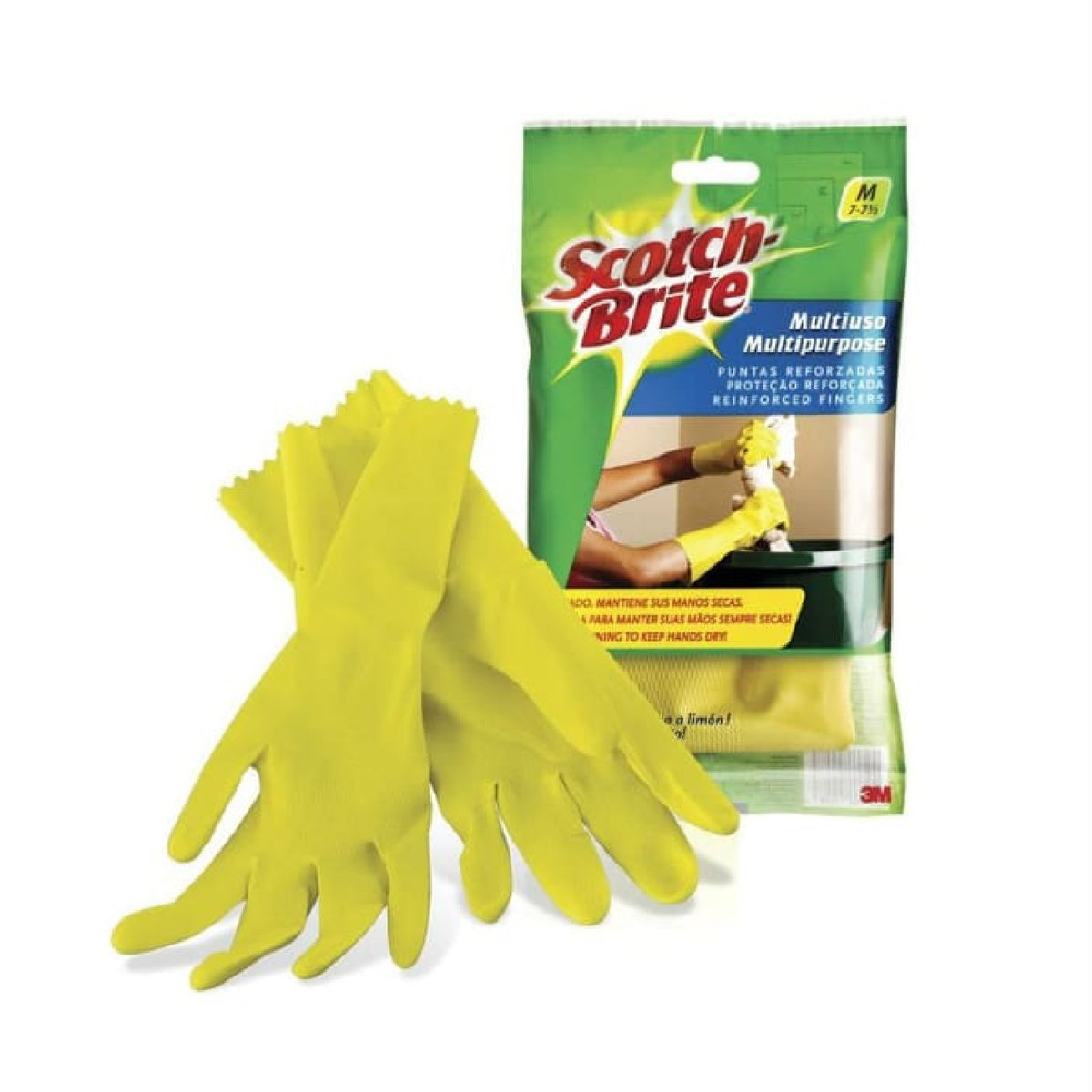 3M MULTIPURPOSE RUBBER HAND GLOVE 491 Main image