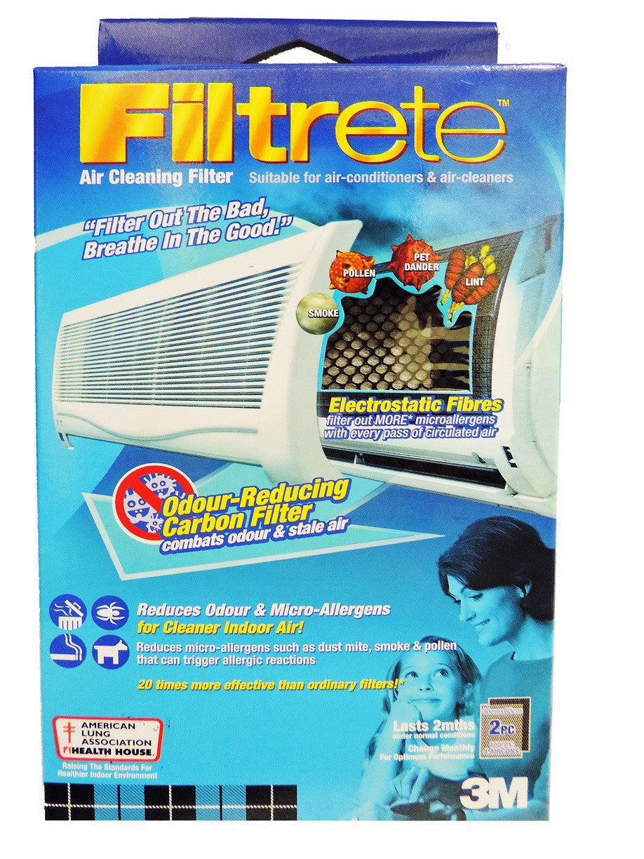 3M FILTRETE AIRCON CHARCOAL FILTER 2S BLUE 9808-2C
