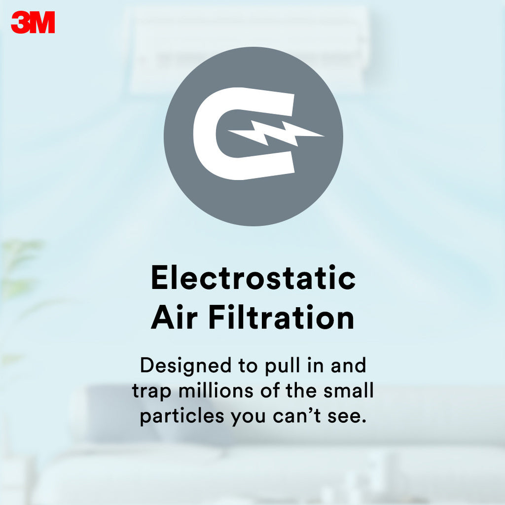 3M AIRCON FILTER DUST POLLEN + ODOR (22X34CM)