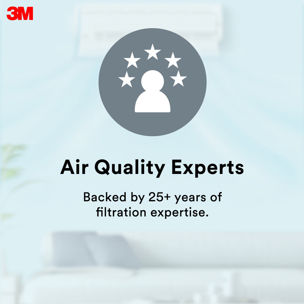 3M AIRCON FILTER DUST POLLEN + ODOR (22X34CM)