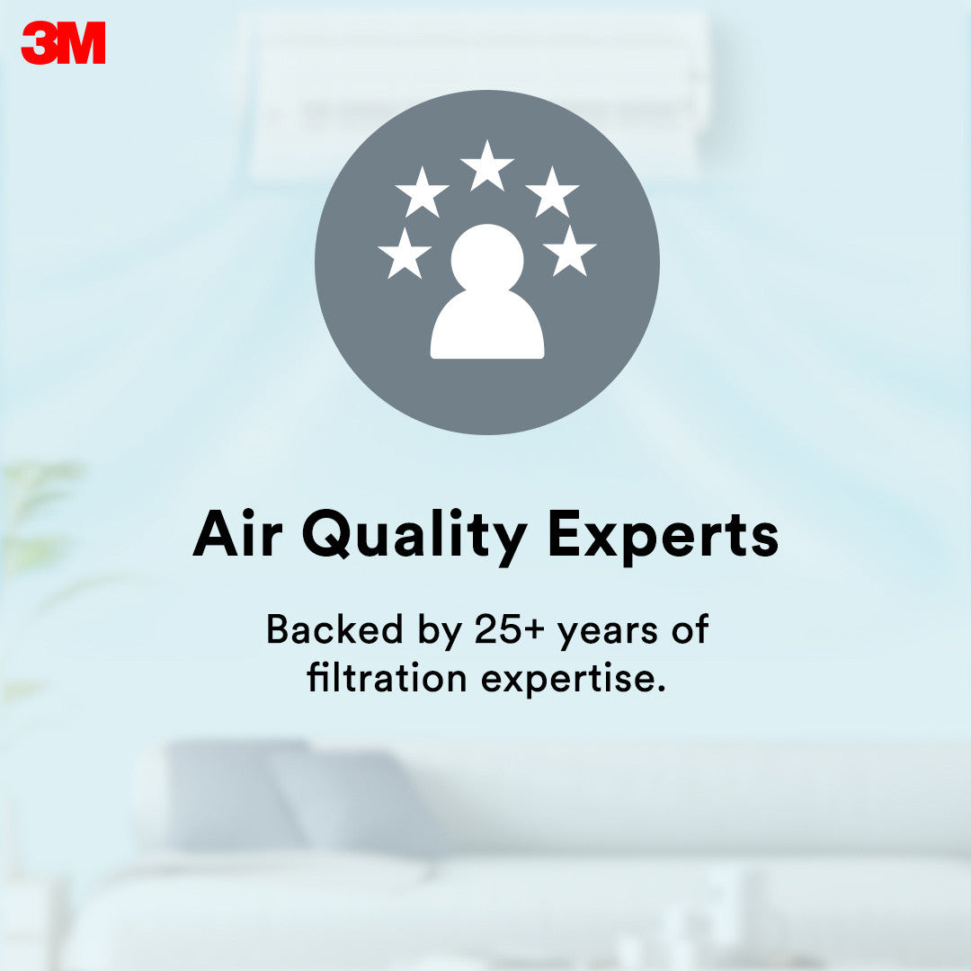 3M AIRCON FILTER DUST POLLEN + ODOR (22X34CM)
