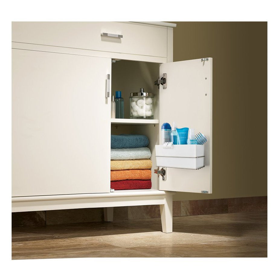 3M COMMAND BATH37 SATIN NICKEL WALL AND CABINET ORGANIZER
