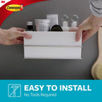 3M COMMAND BATH37 SATIN NICKEL WALL AND CABINET ORGANIZER