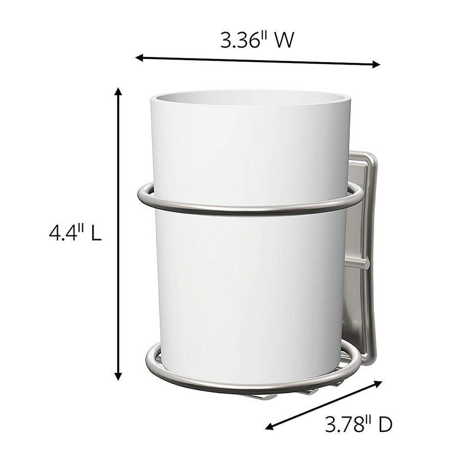 3M COMMAND BATH38 SATIN NICKEL ACCESSORY ORGANIZER Main image