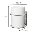3M COMMAND BATH38 SATIN NICKEL ACCESSORY ORGANIZER