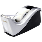 3M SCOTCH DESKTOP TAPE DISPENSER SILVER C-60
