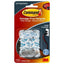 3M COMMAND CORD ORGANIZERS WITH CLEAR STRIPS (MEDIUM)