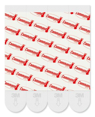 3M COMMAND LARGE REFILL STRIPS 8 STRIPS/PK
