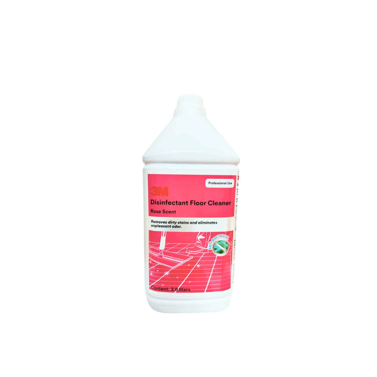 3M DISINFECTANT FLOOR CLEANER ROSE 3.8L Main image