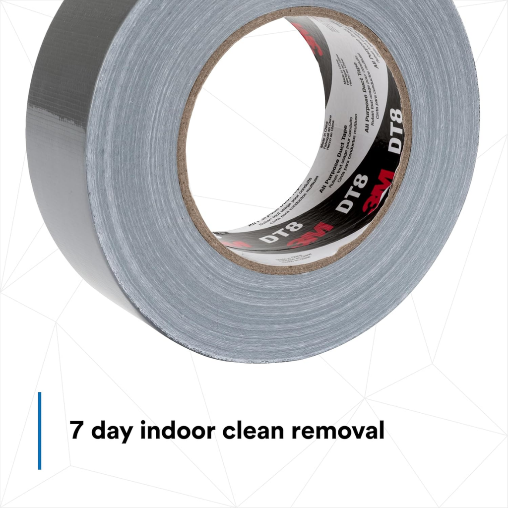 3M DT8 ALL PURPOSE DUCT TAPE SILVER 48MMX54.8M