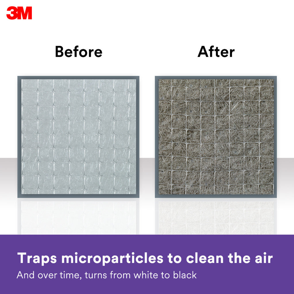 3M DUST ALLERGEN BACTERIA AC FILTER 22X34CM PURPLE