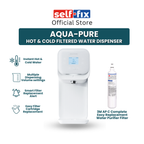 AQUA-PURE HCD-3C-SG HOT AND COLD FILTERED WATER DISPENSER