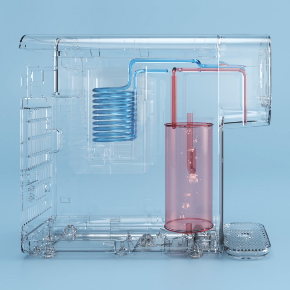 AQUA-PURE HCD-3C-SG HOT AND COLD FILTERED WATER DISPENSER