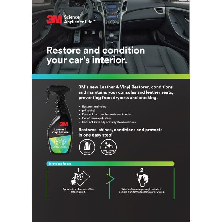 3M LEATHER & VINYL RESTORER