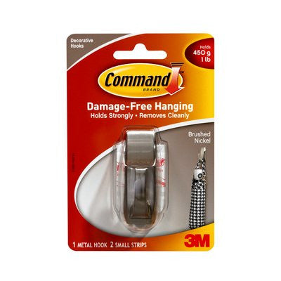 3M COMMAND BR NICKEL SMALL METAL MR01-BN Main image