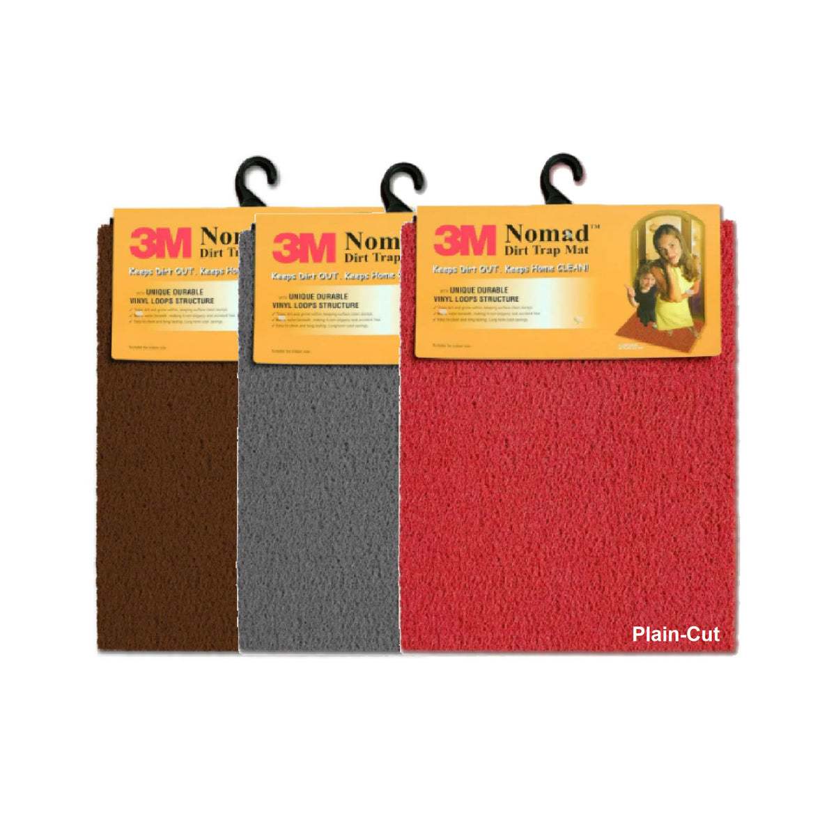 3M NOMAD DIRT TRAP MAT PLAIN CUT (18IN X 24IN) Main image