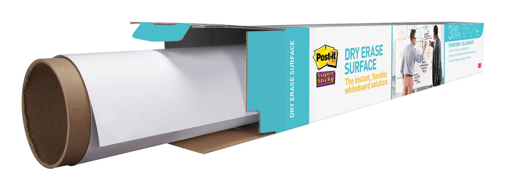 3M POST-IT DRY ERASE SURFACE 3FT X 2FT ROLL
