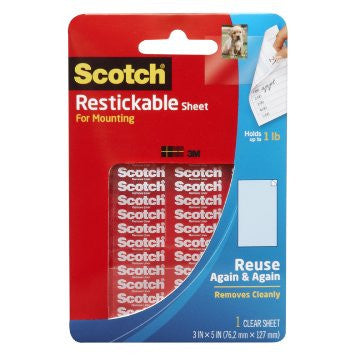 3M SCOTCH REUSABLE SHEET 3 X 5 INCH R102