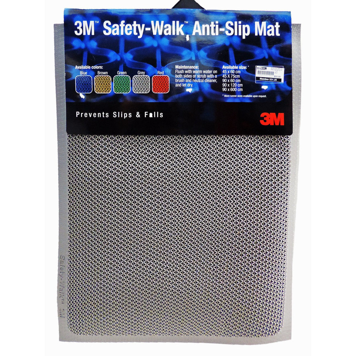 3M SAFETY-WALK ANTI-SLIP MAT 18IN X 24IN Main image
