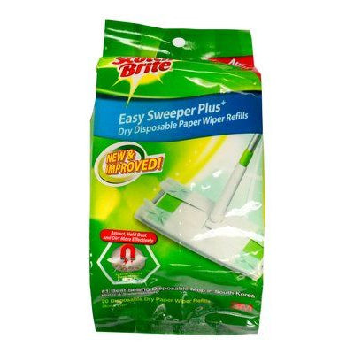 3M SCOTCH BRITE EASY SWEEPER PLUS DRY REFILL 20PCS