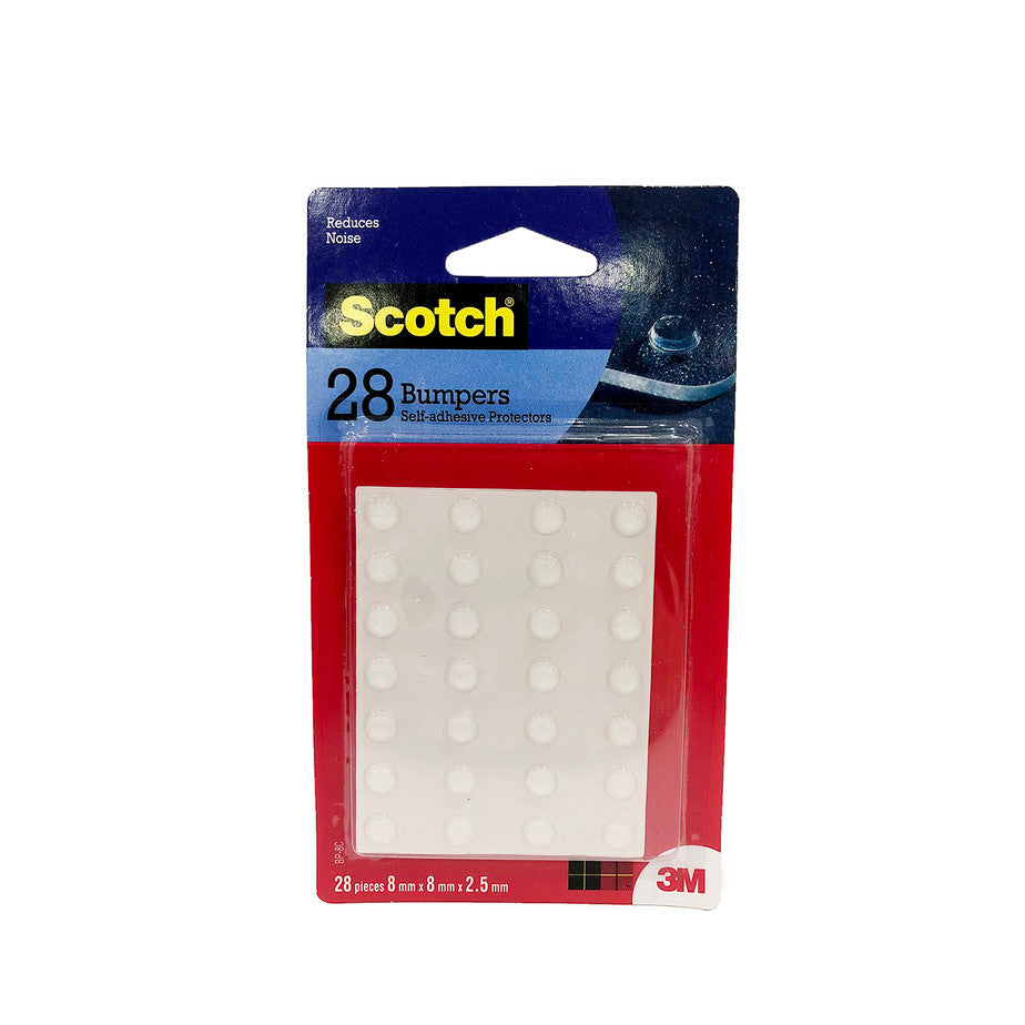 3M SCOTCH CLEAR BUMPONS CIRCLE 8MM 28PCS (8MM X 8MM X 2.5MM) Main image