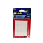 3M SCOTCH CLEAR BUMPONS CIRCLE 8MM 28PCS (8MM X 8MM X 2.5MM)