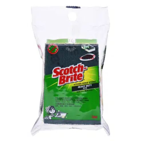 3M SCOTCHBRITE KITCHEN FRESH SCRUB SPONGE 2PC/PACK