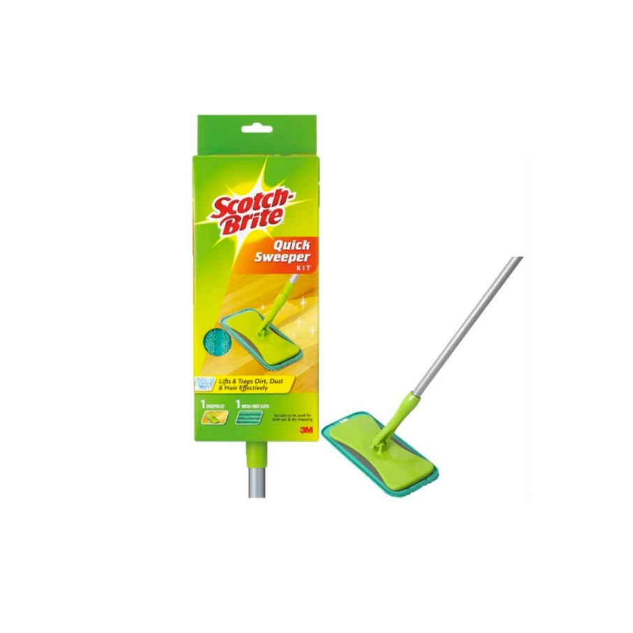 3M SCOTCHBRITE QUICK SWEEPER STARTER SET
