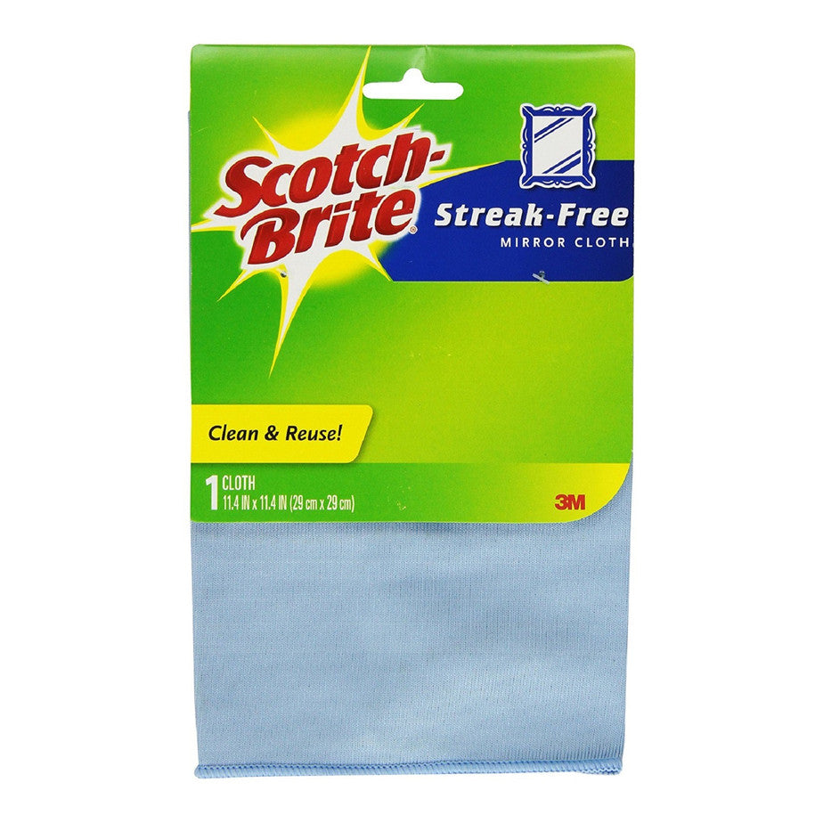 3M SCOTCH-BRITE STREAK-FREE GLASS MIRROR CLOTH Main image