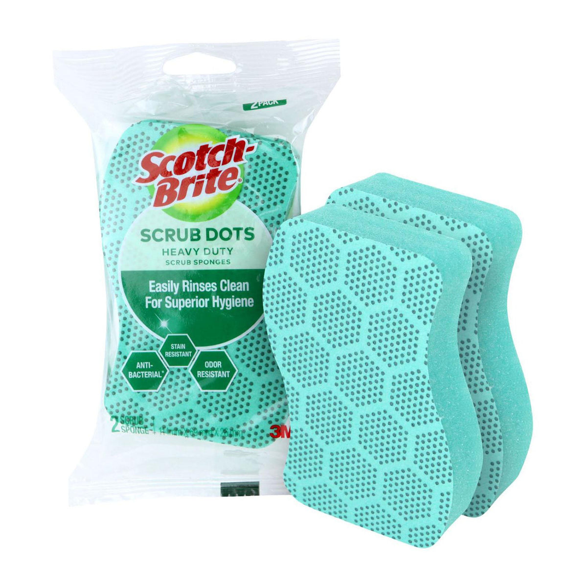 3M SCOTCH BRITE SDHD-2EN SCRUB DOTS HEAVY DUTY