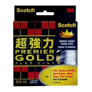 3M SCOTCH ALL PURPOSE MOUNTING TAPE FOR SMOOTH SURFACES SPS-19