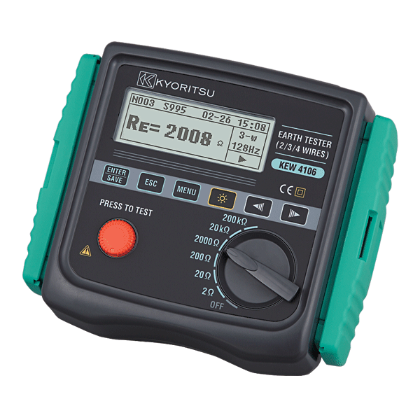 KYORITSU 4106 DIGITAL EARTH RESISTANCE AND RESISTIVITY TESTER