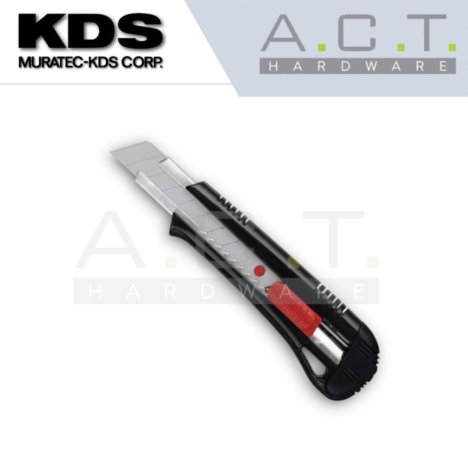 KDS L18SS, AUTO LOCK STAINLESS STEEL CUTTER 18MM Main image