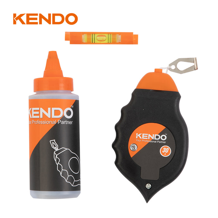 KENDO 3PC CHALK LINE REEL SET - 45342