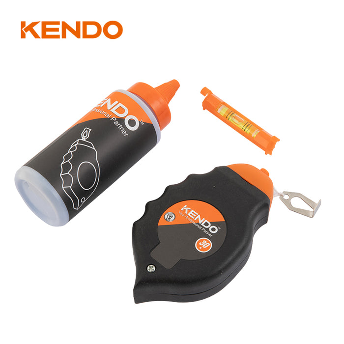 KENDO 3PC CHALK LINE REEL SET - 45342