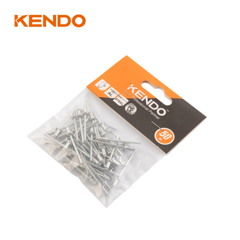 KENDO ALUMINIUM RIVET 1/8" - PACK OF 50 RIVETS
