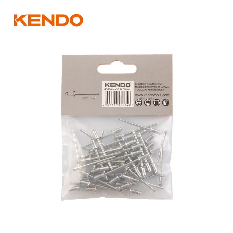 KENDO ALUMINIUM RIVET 3/16" - PACK OF 50 RIVETS Secondary image
