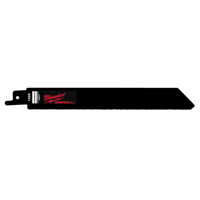 MILWAUKEE 48001420 , 6" (150mm) Carbide Grit SAWZALL® Blade (3pcs)