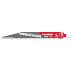 MILWAUKEE 48-00-5342 , 9" (230mm) 6TPI WRECKER with Carbide Teeth Sawzall Blade (3pcs)