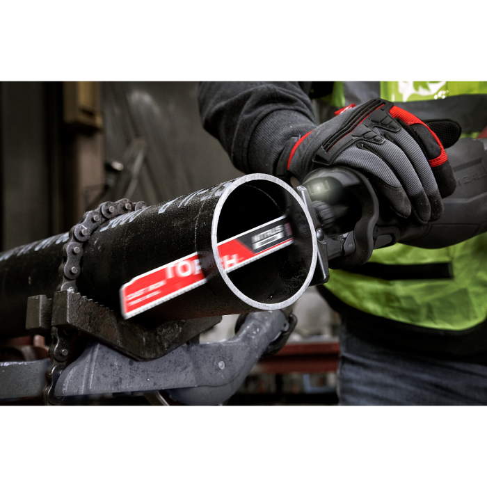 MILWAUKEE 48-00-5361 , 6" (150mm) 7TPI TORCH with Nitrus Carbide Sawzall Blade for Thick Metal (3pcs)