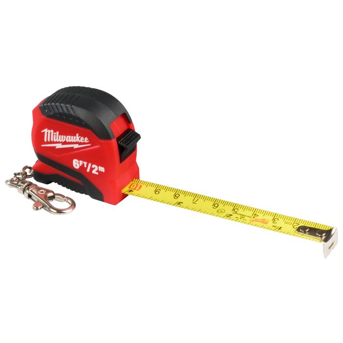 MILWAUKEE 48-22-1706 , 2m/6ft Keychain Tape Measure