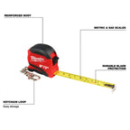 MILWAUKEE 48-22-1706 , 2m/6ft Keychain Tape Measure