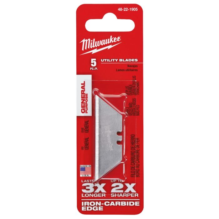 MILWAUKEE 48-22-1905 , General Purpose Utility Blades (5pcs) Main image