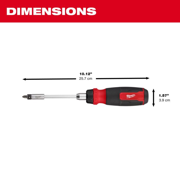 MILWAUKEE 48-22-2904 , 27-in-1 Ratcheting Multi-Bit Screwdriver
